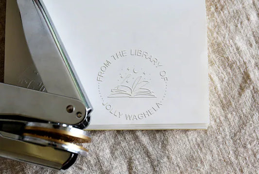 How to Use a Book Embosser: Step-by-Step Guide - Custom Book Embosser