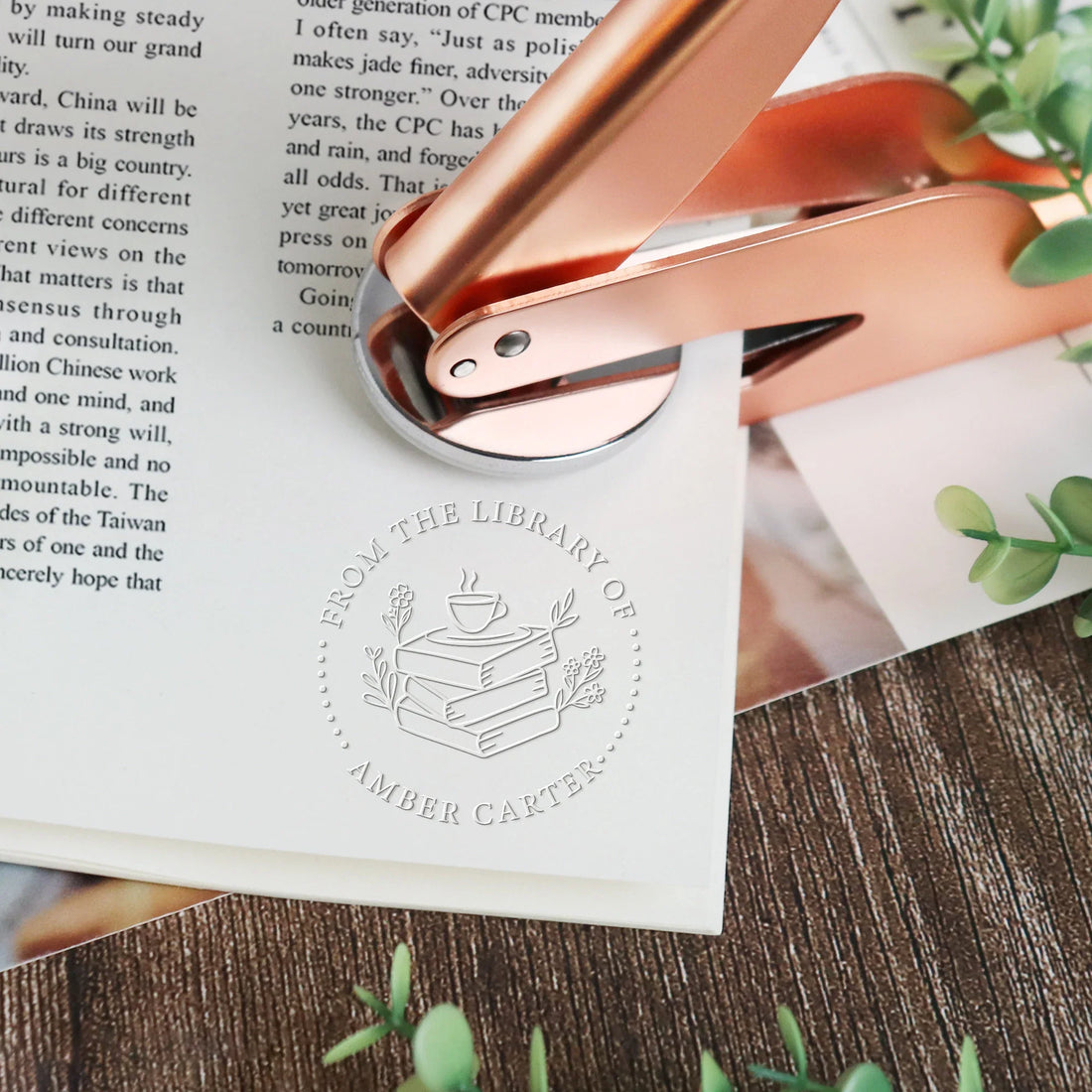 custom book embosser