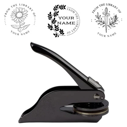 Personalized Book Embosser – Custom Library Stamp for Book Lovers & Professionals