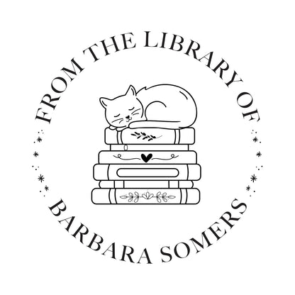 Personalized Book Embosser – Custom Library Stamp for Book Lovers & Professionals