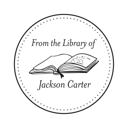 Personalized Book Embosser – Custom Library Stamp for Book Lovers & Professionals