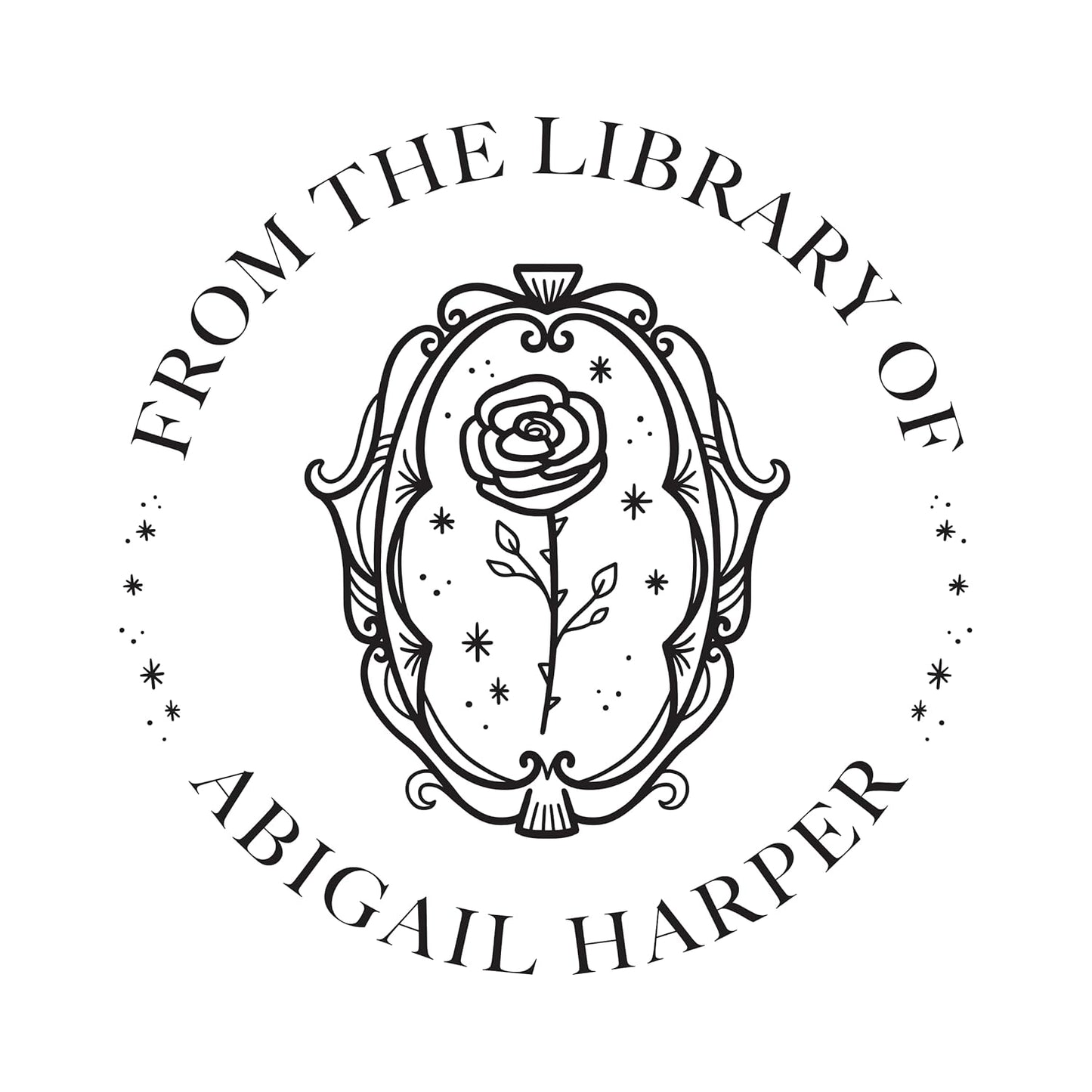 Personalized Book Embosser – Custom Library Stamp for Book Lovers & Professionals