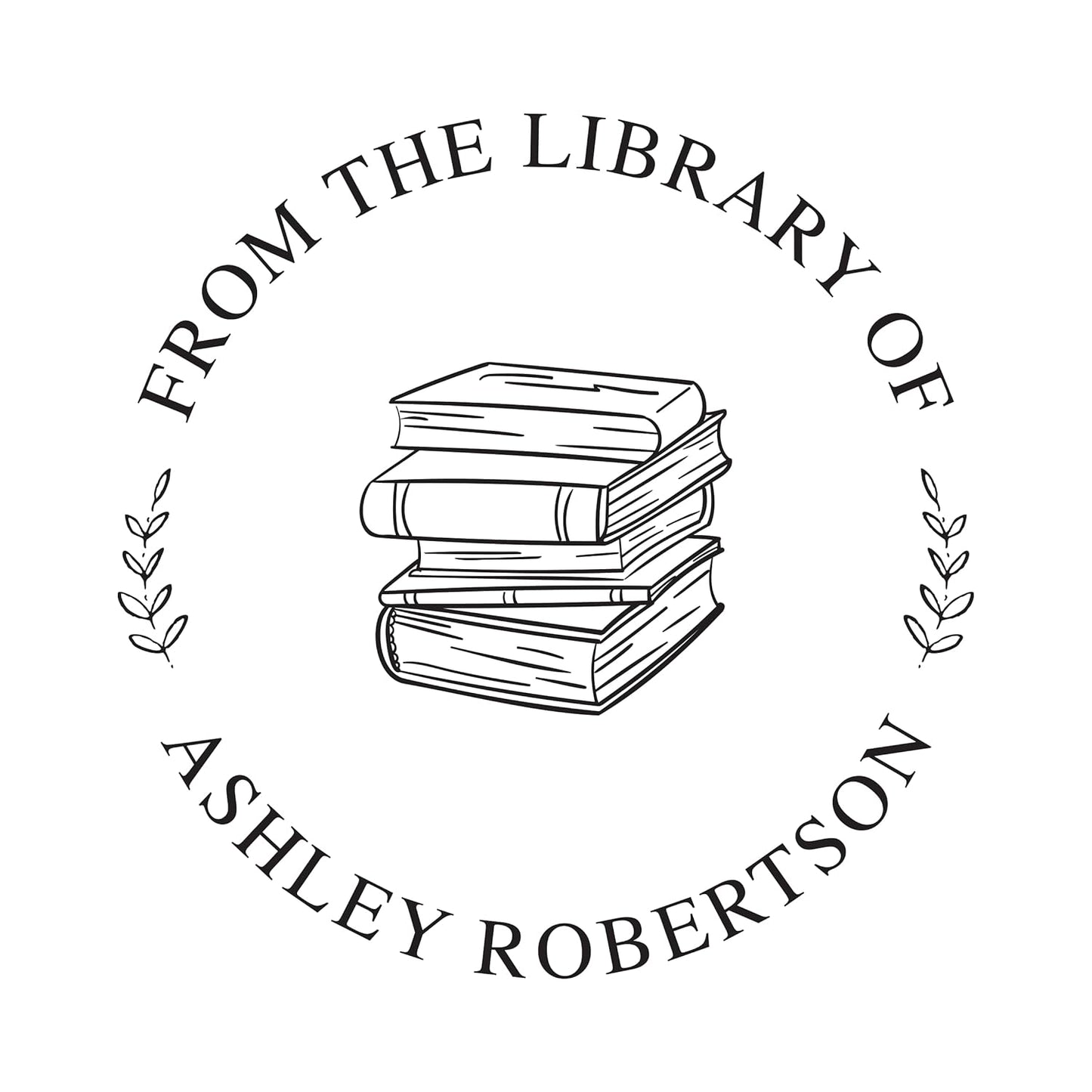 Personalized Book Embosser – Custom Library Stamp for Book Lovers & Professionals