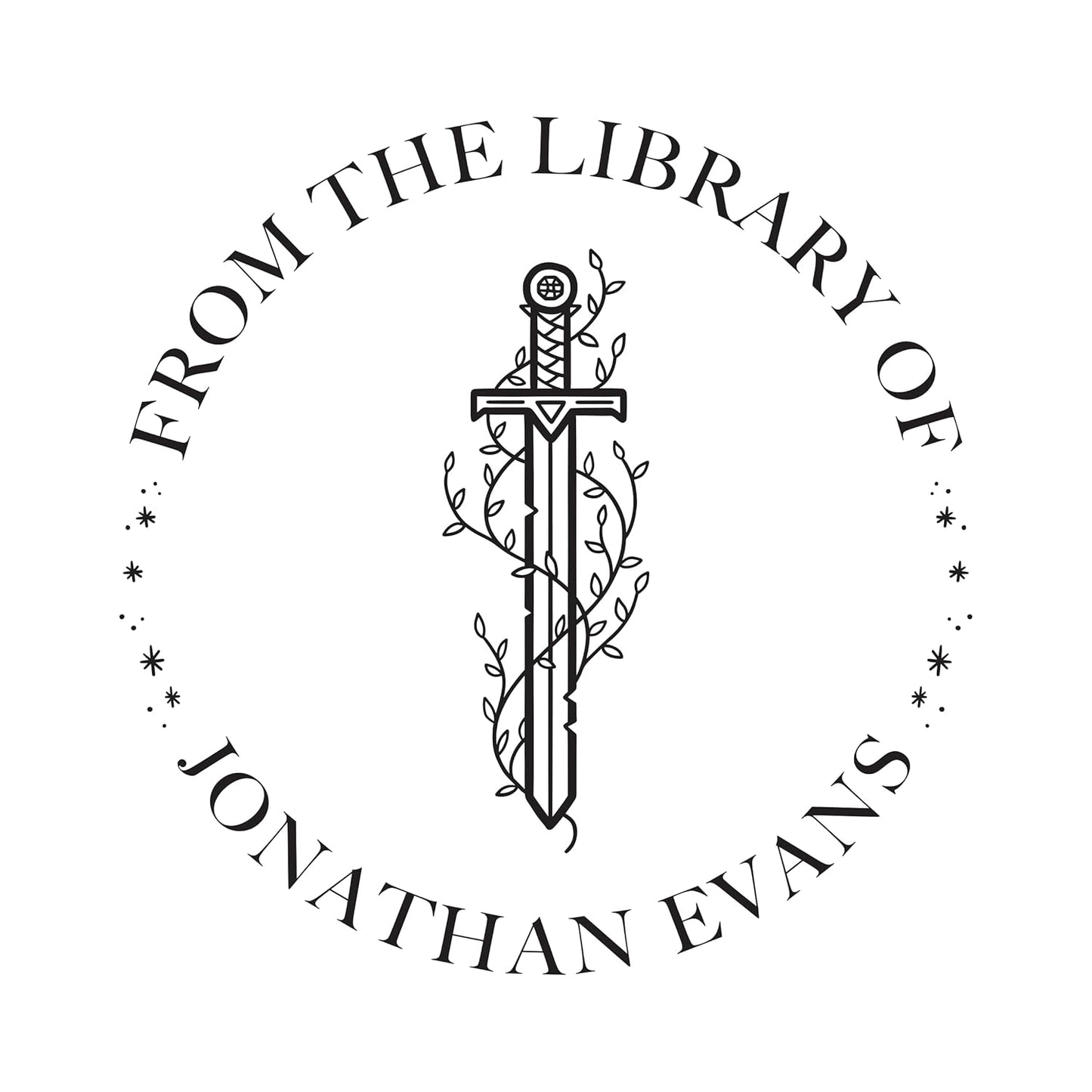 Personalized Book Embosser – Custom Library Stamp for Book Lovers & Professionals