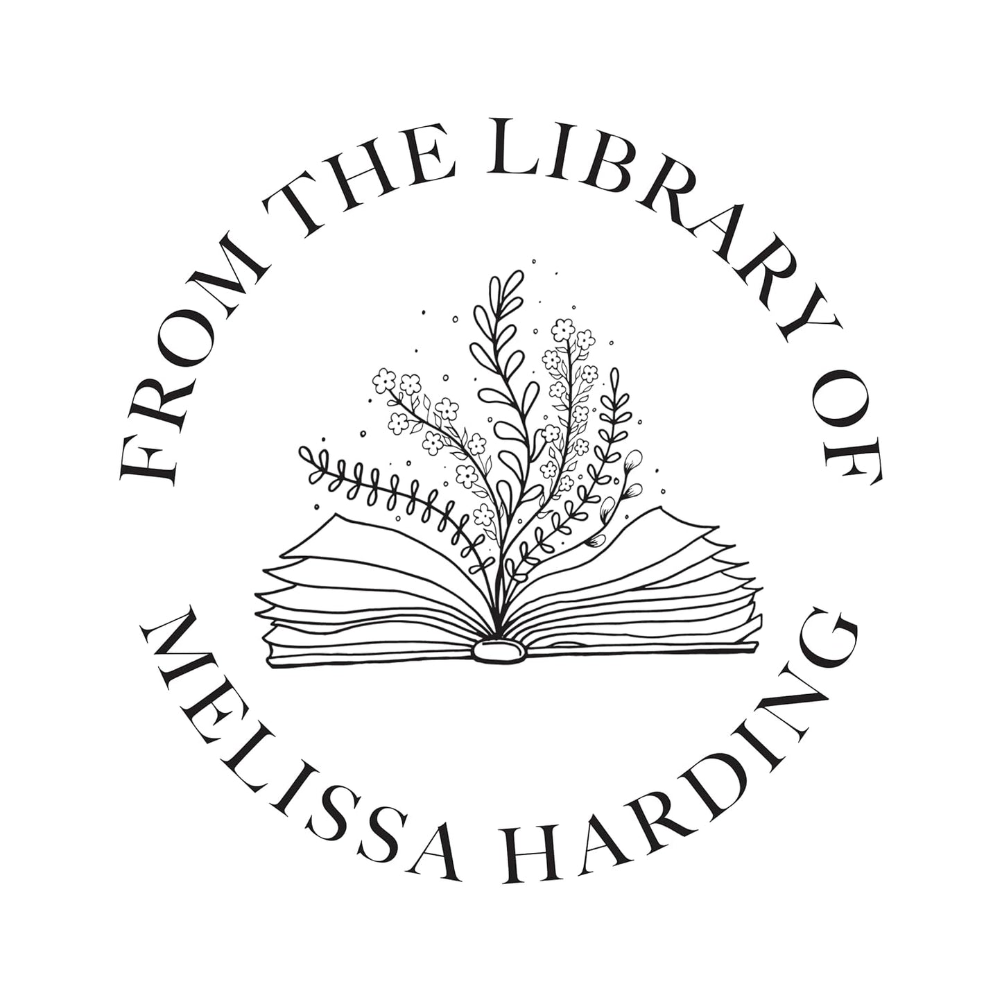 Personalized Book Embosser – Custom Library Stamp for Book Lovers & Professionals