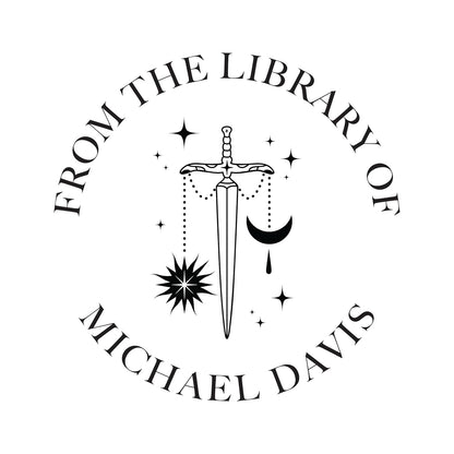 Personalized Book Embosser – Custom Library Stamp for Book Lovers & Professionals