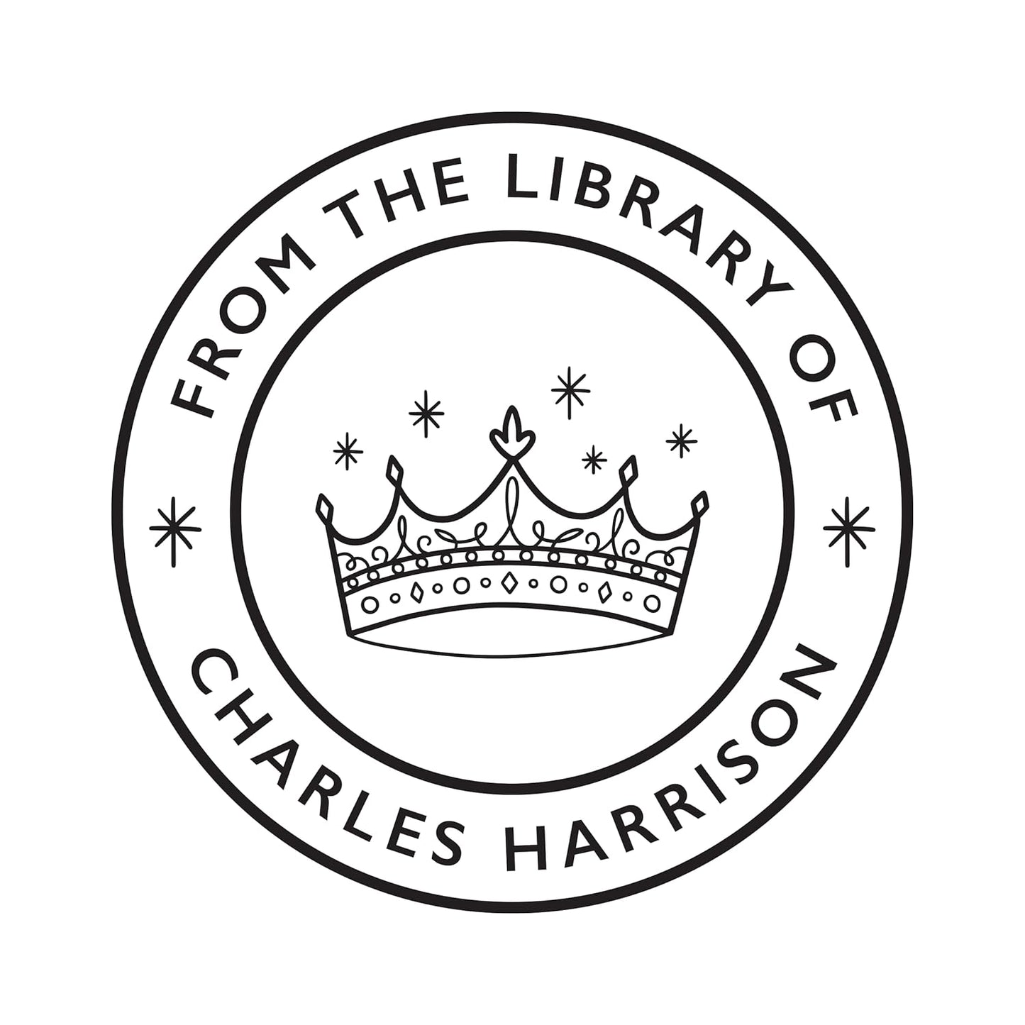Personalized Book Embosser – Custom Library Stamp for Book Lovers & Professionals
