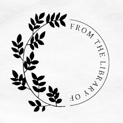 Personalized Book Embosser – Custom Library Stamp for Book Lovers & Professionals