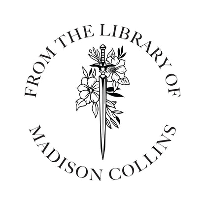 Personalized Book Embosser – Custom Library Stamp for Book Lovers & Professionals